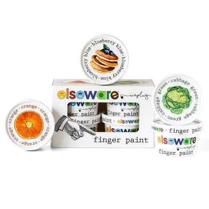 Finger Paint – Food-Safe, Non-GMO, Shelf-Stable | Made with Organic Fruit & Vegetable Extracts | Ages 3+