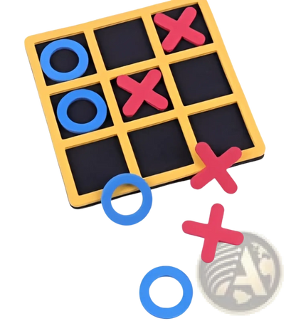Tic-Tac-Toe Board Game | EVA Foam | 15×15 cm | 1, 2 or 3 Pack | Kids & Adults