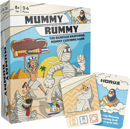Mummy Rummy Card Game by Gamewright | 2–6 Players | Ages 8+