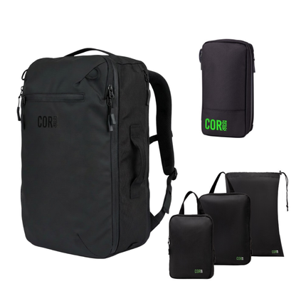 Island Hopper Travel Bundle | Backpack + Packing Cubes + Toiletry Bag - Niksstuff