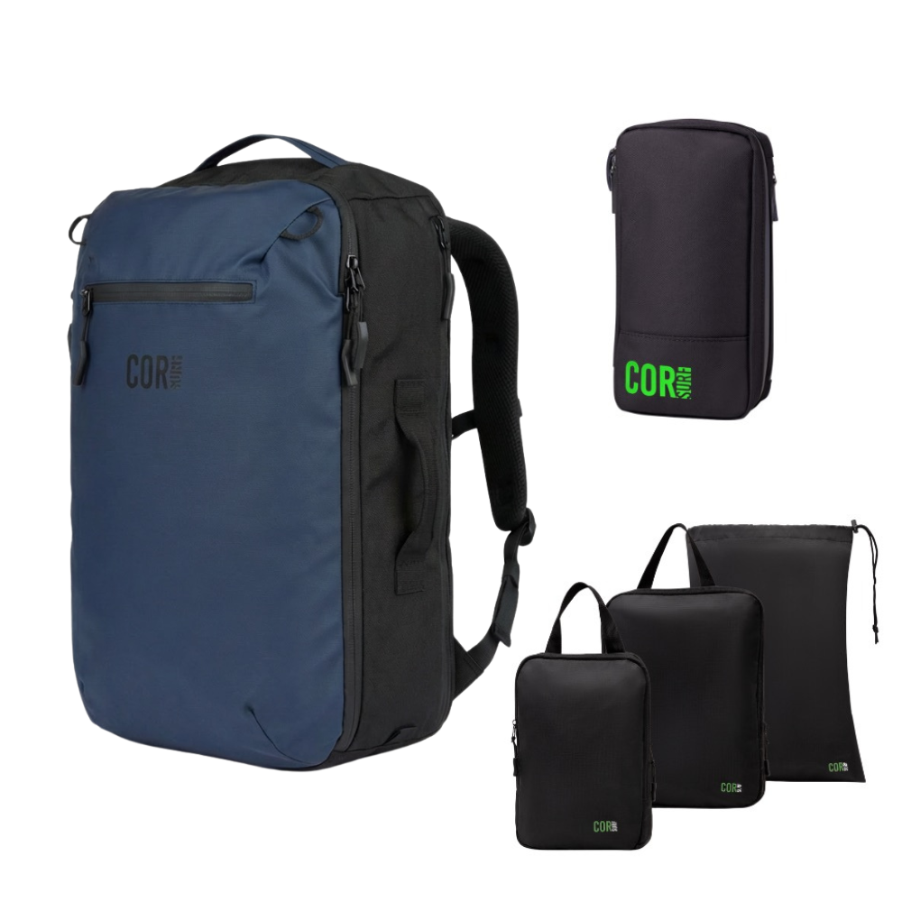 Island Hopper Travel Bundle | Backpack + Packing Cubes + Toiletry Bag - Niksstuff