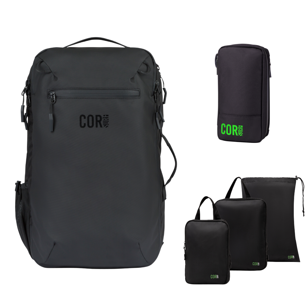 Island Hopper Travel Bundle | Backpack + Packing Cubes + Toiletry Bag - Niksstuff