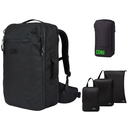 Island Hopper Travel Bundle | Backpack + Packing Cubes + Toiletry Bag - Niksstuff