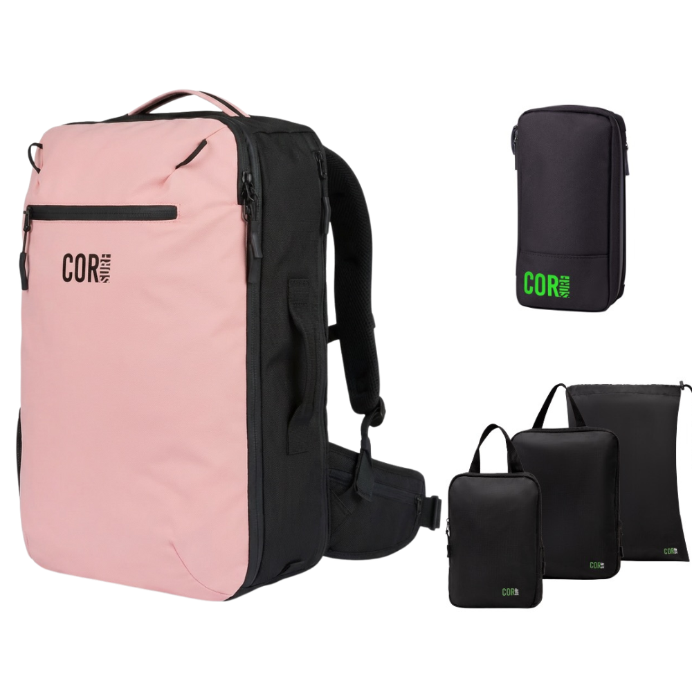 Island Hopper Travel Bundle | Backpack + Packing Cubes + Toiletry Bag - Niksstuff