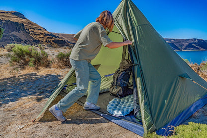 River Country Gear Trekker Tent 4 – 4-Person Backpacking Tent with Rainfly & Ventilation