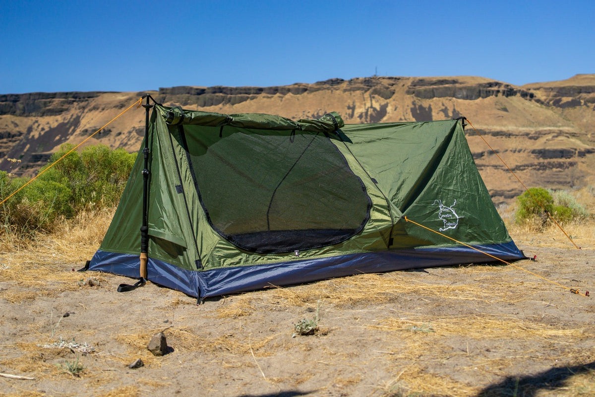River Country Gear Trekker Tent 1A – 1-Person Ultralight Bivy-Style Trekking Pole Tent