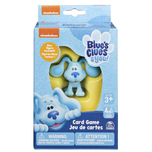 Nickelodeon Blue’s Clues & You boxed card game with 3+ age label and character artwork.