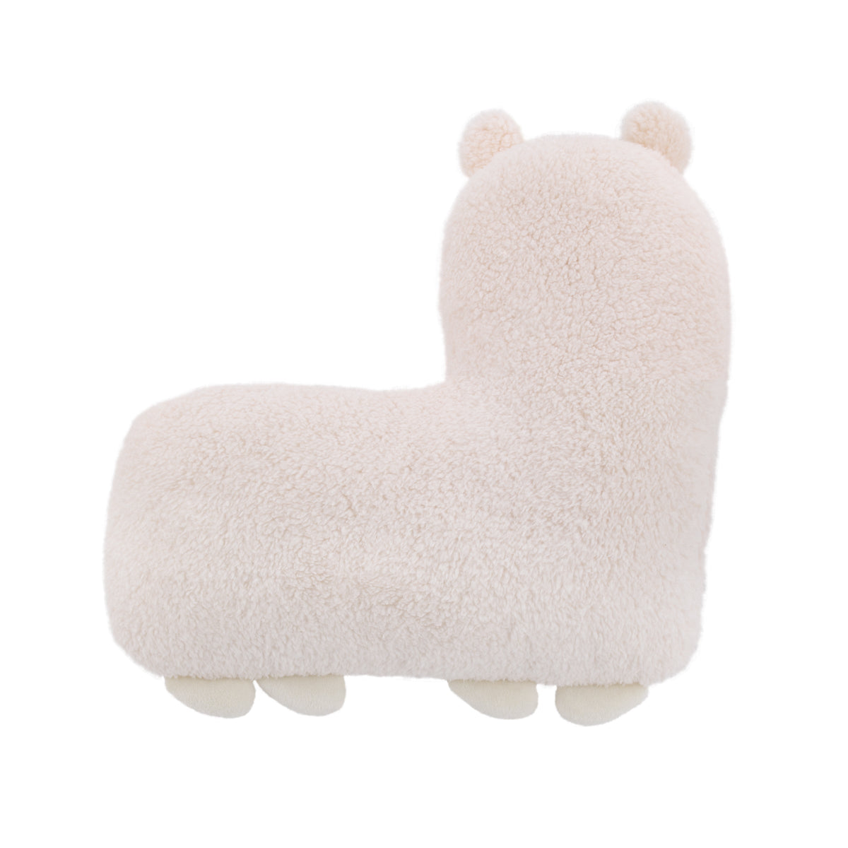Little Love by NoJo Ivory Llama Sherpa Pillow