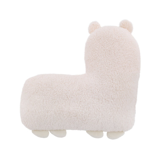 Little Love by NoJo Ivory Llama Sherpa Pillow