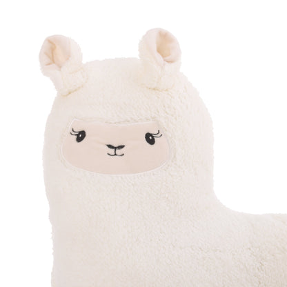 Little Love by NoJo Ivory Llama Sherpa Pillow