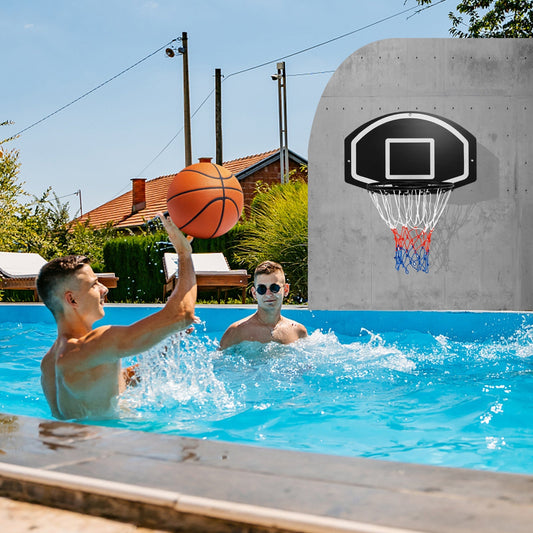 Wall Mounted Basketball Hoop | Shatterproof Backboard | Solid Metal Rim | Kids, Teens & Adults | Indoor & Outdoor
