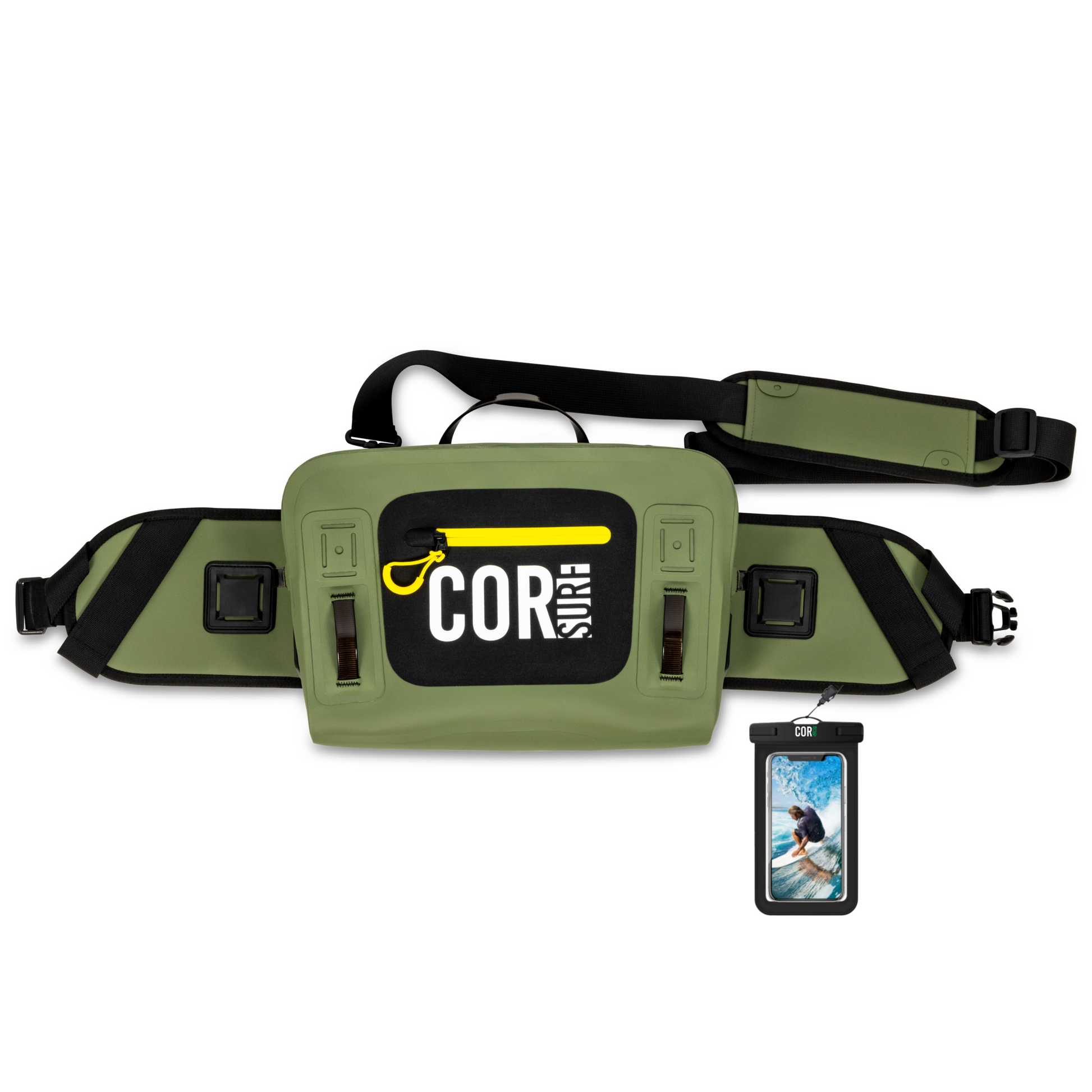 Molokai 8L Waterproof Lumbar Pack | Free IPX8 Phone Case | COR Surf - Niksstuff