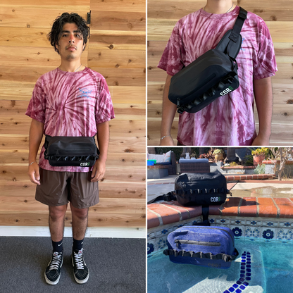 Waterproof Waist Pack 2.5L | Submersible Fanny Pack | COR Surf - Niksstuff