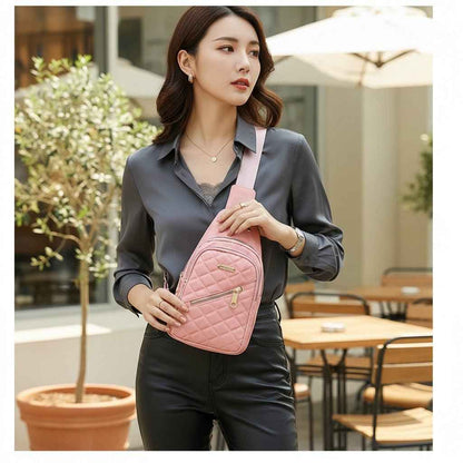 Women's Shoulder Sling Bag – Nylon Adjustable Strap Crossbody Purse