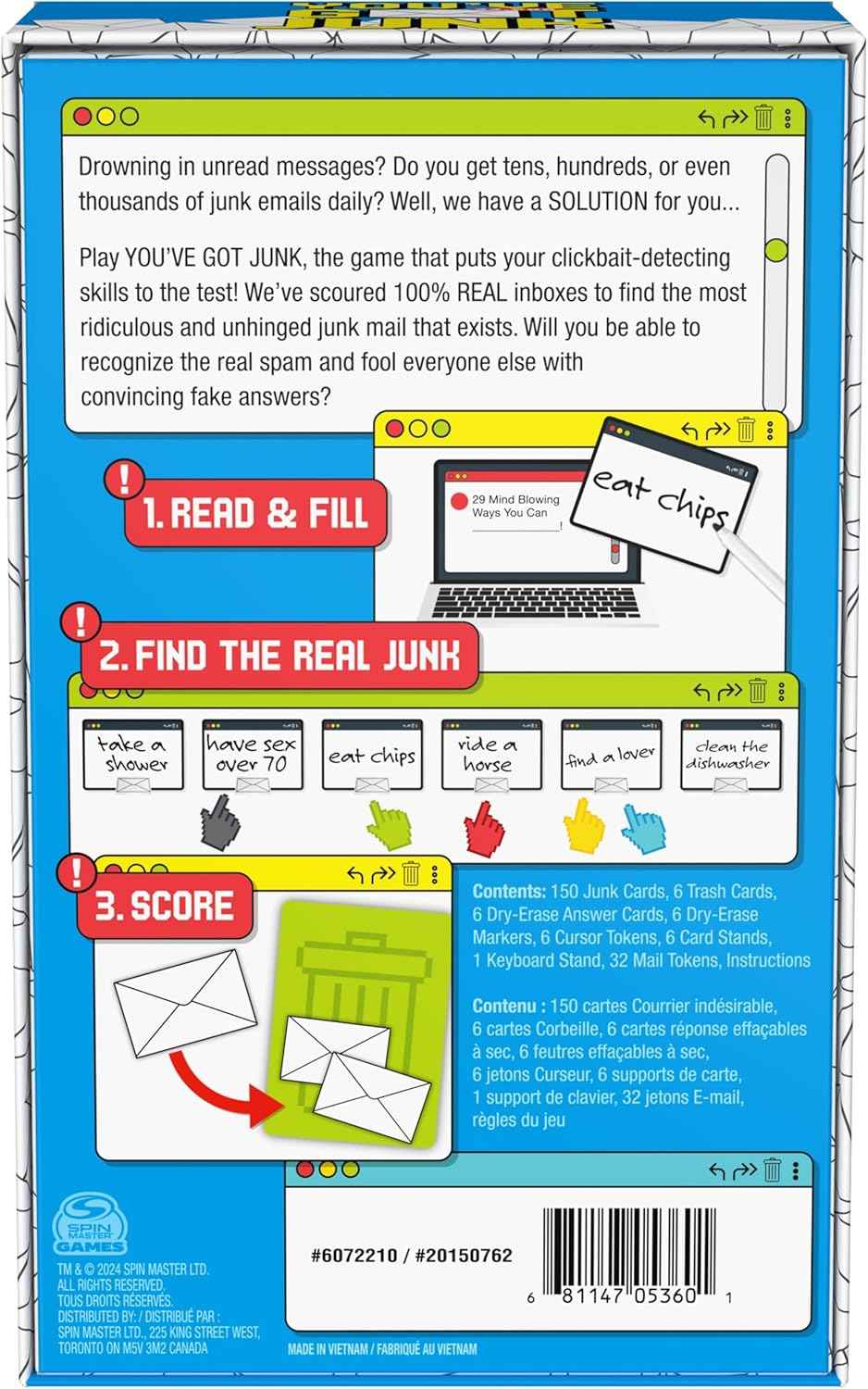 You've Got Junk - Adult Party Card Game for 3+ Players
