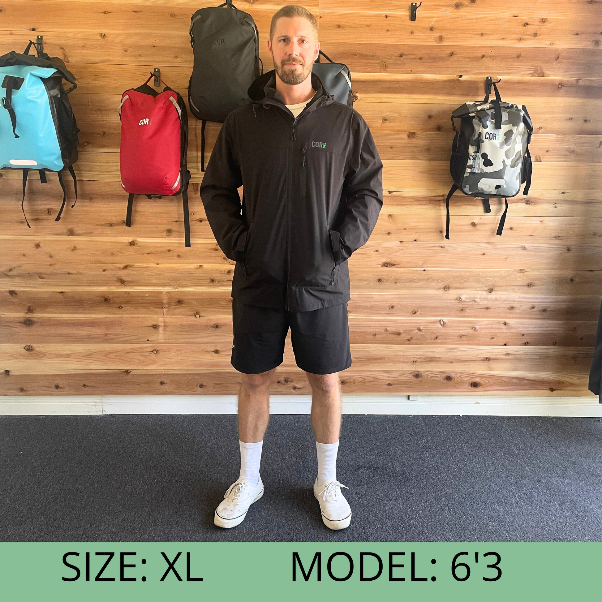 Huakai Travel Rain Jacket | Unisex | Waterproof DWR | COR Surf - Niksstuff