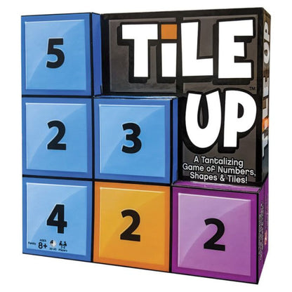 Tile Up – Strategy Tile Game of Numbers & Shapes | 2-4 Players, Ages 8+