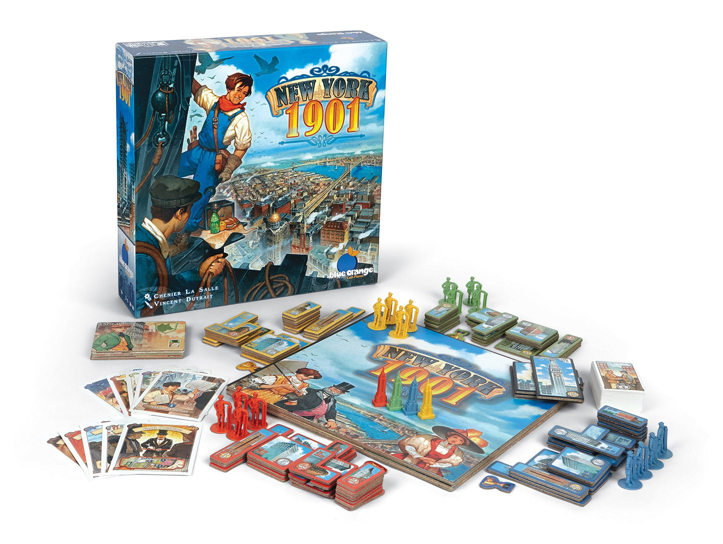 New York 1901 Board Game – Territory Control & City Building | 2-4 Players, Ages 8+
