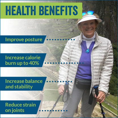 York Nordic Casual Trek Hiking & Walking Poles – Trek Grip with Flip Locks