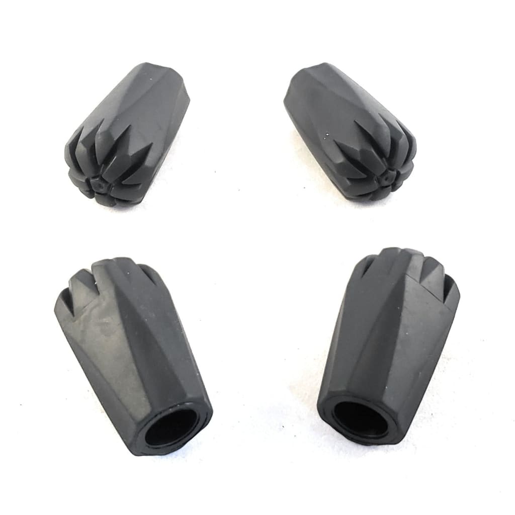 York Nordic Narrow Profile Rubber Trekking Pole Tips - 4 Pack - Niksstuff