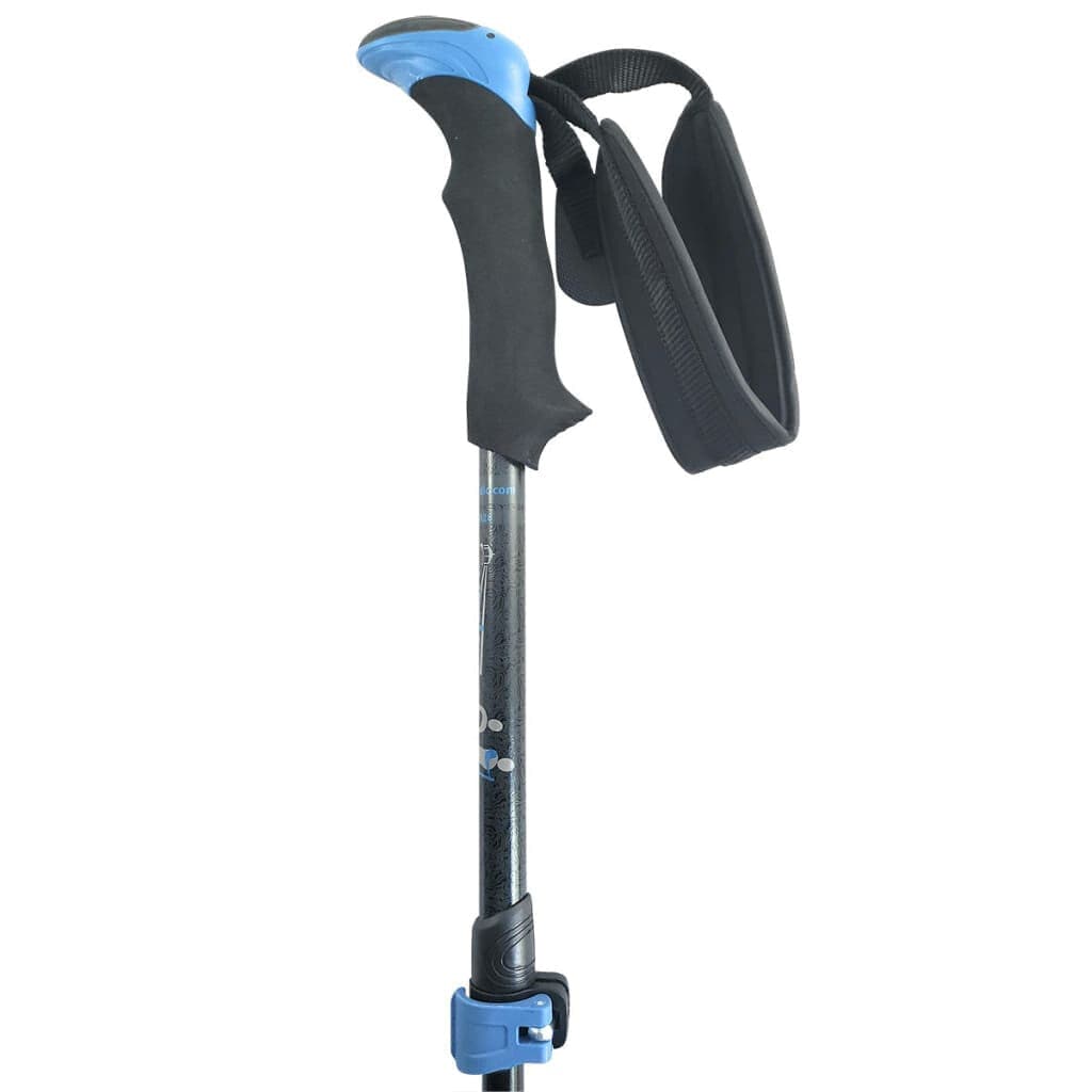 York Nordic Travel Folding Walking & Hiking Poles | Folds to 13.5" | 3 Sizes | Nordic or Trek Grip - Niksstuff