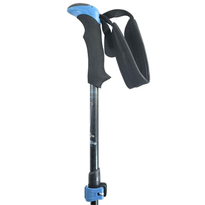 York Nordic Travel Folding Walking & Hiking Poles | Folds to 13.5" | 3 Sizes | Nordic or Trek Grip - Niksstuff